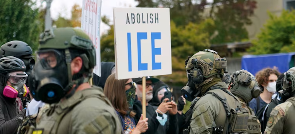 Growing number of US veterans face arrest over Ice raid protests – The Guardian