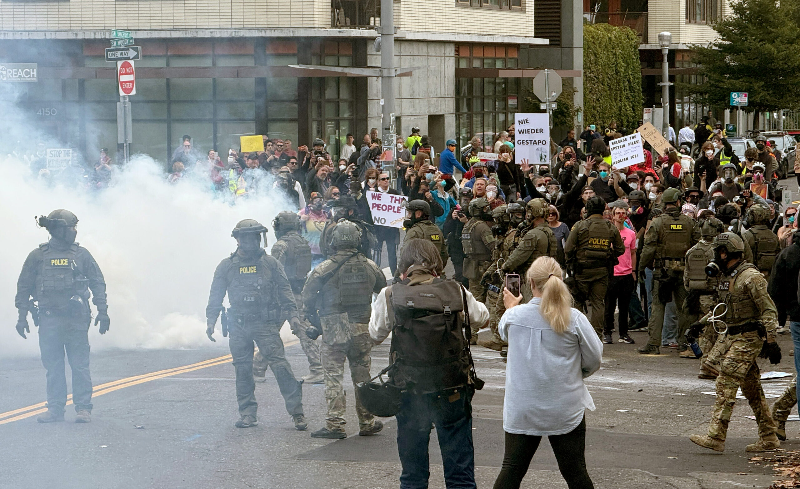 Portland’s weekend of ICE protests: Tear gas, National Guard restraining orders and false claims of a city burning to the ground – Oregon Public Broadcasting – OPB