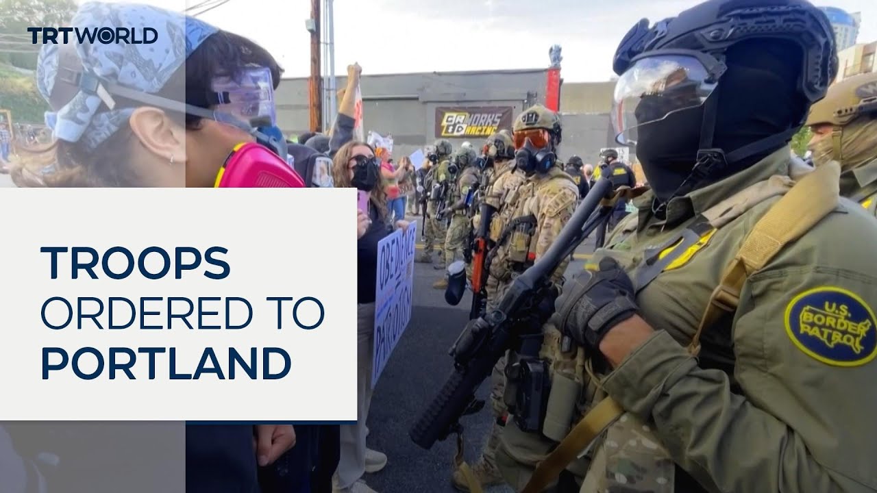 Trump falsely claims that national guard troops are ‘in place’ in Portland – The Guardian